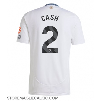 Aston Villa Matty Cash #2 Maglia Gara Trasferta Repliche 2024-25